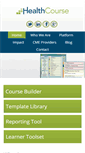 Mobile Screenshot of healthcourse.com